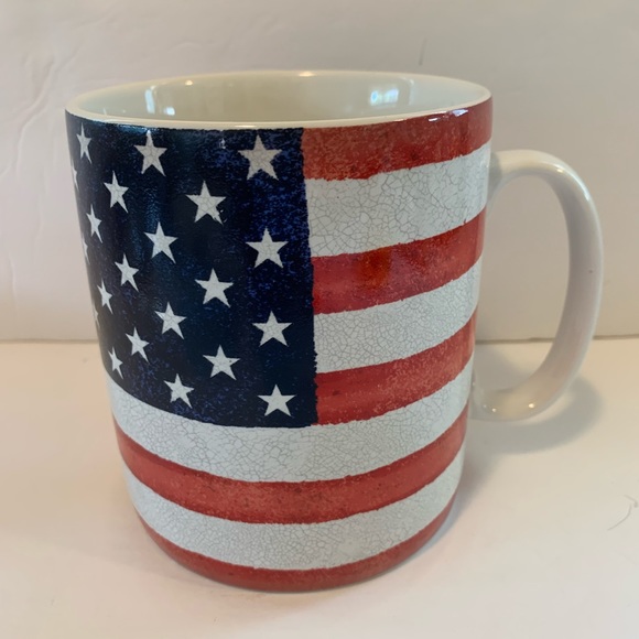 Old Glory Porcelain Port Townsand Patriotic Mug - Picture 1 of 10